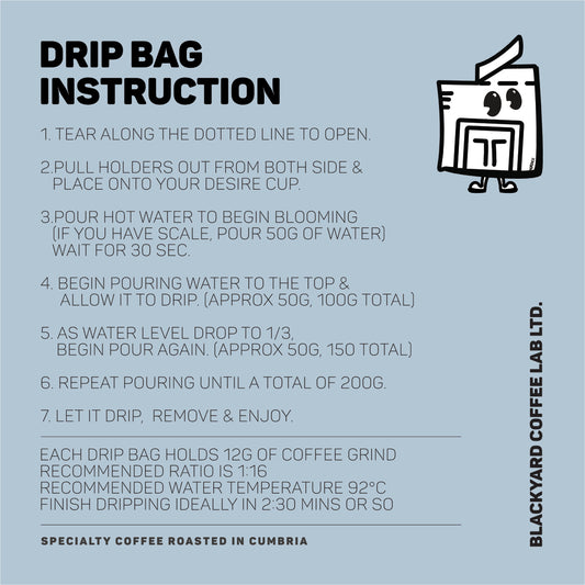 Drip Coffee Bag ~ Costa Rica - Finca Licho [Light Roast]